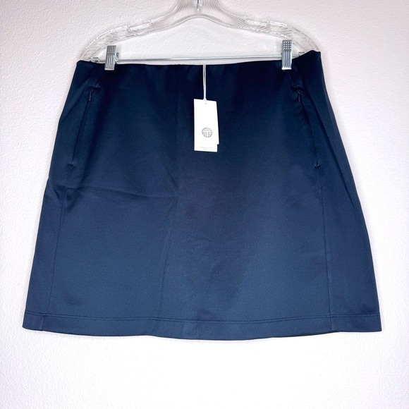 Tory Sport Pants - TORY BURCH SPORT New! Solid Navy Golf Skirt Skort XL Pull-On Pockets Outdoor